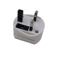 Schuko para UK Plug Travel Power Adapter